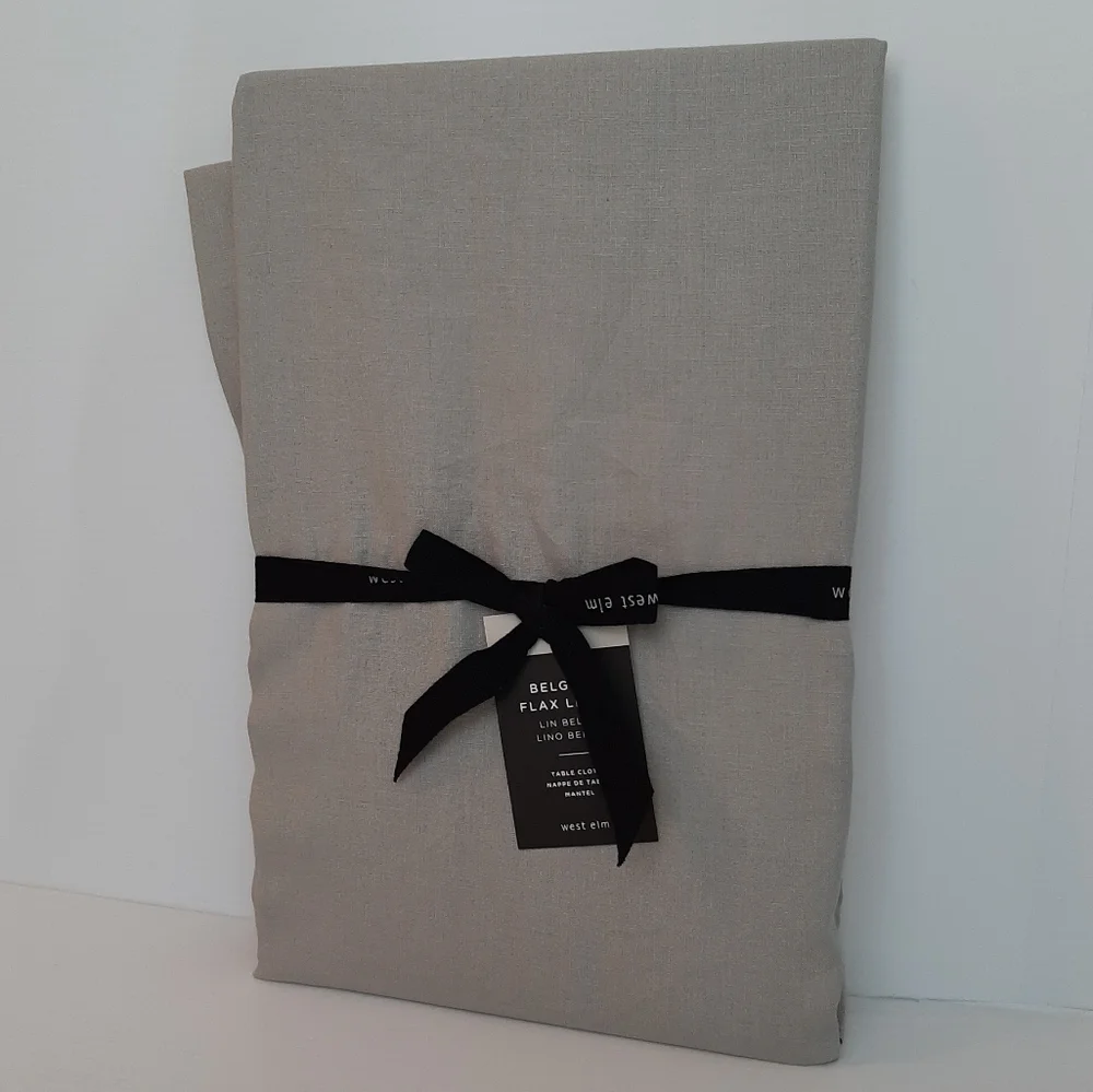 *West Elm 100% Belgian Linen 60